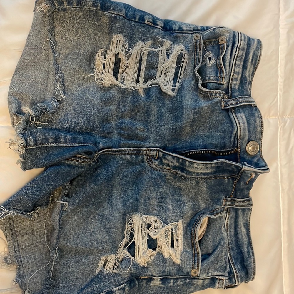 American eagle hi rise shorts